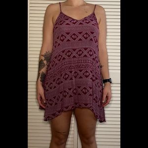 Forever21 Red Elephant Flowy Dress. Size Medium.